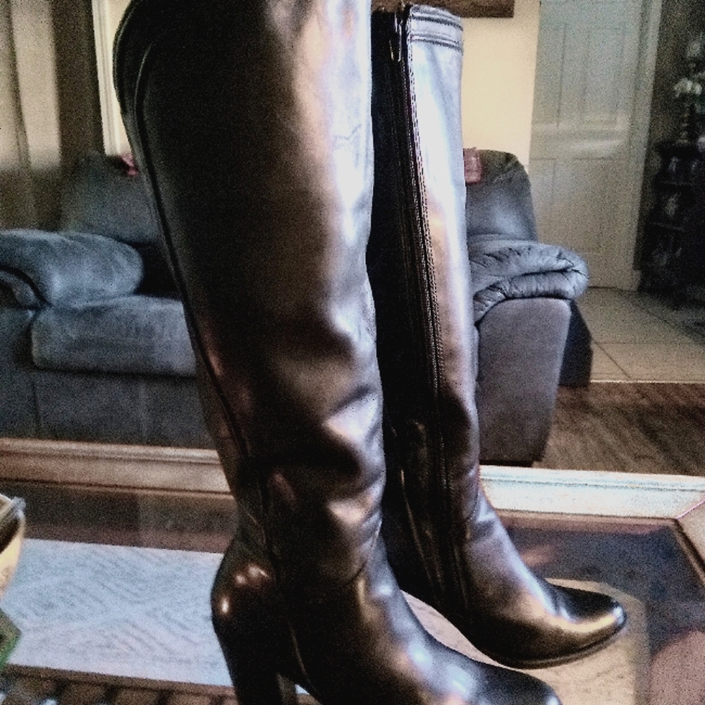COACH,Half calf length,3 inch heel